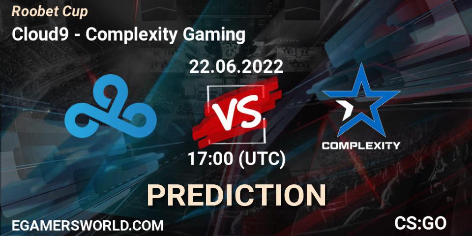 Cloud9 - Complexity Gaming: прогноз. 22.06.2022 at 17:00, Counter-Strike (CS2), Roobet Cup