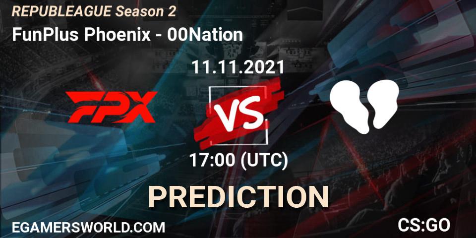 Lyngby Vikings - 00Nation: прогноз. 11.11.21, CS2 (CS:GO), REPUBLEAGUE Season 2