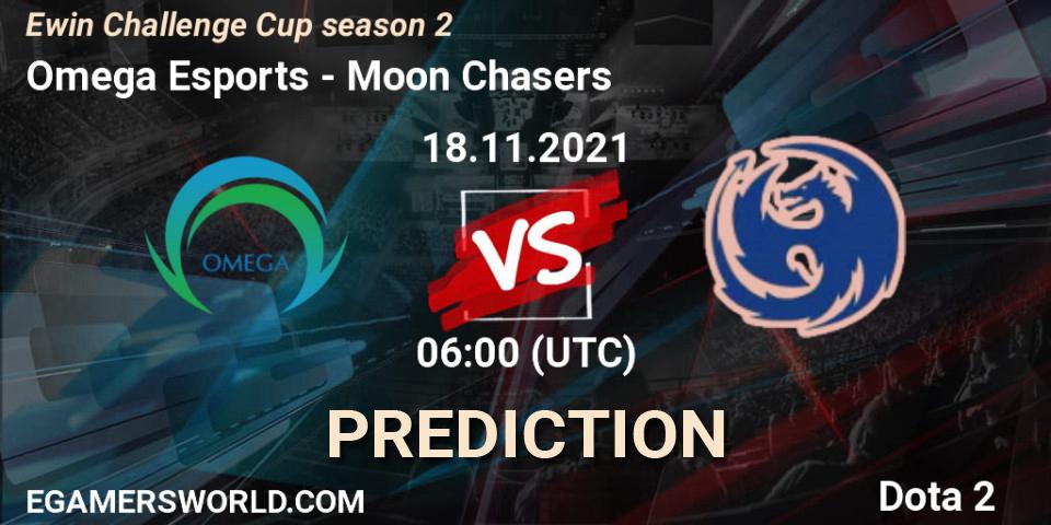 Omega Esports - Moon Chasers: прогноз. 18.11.2021 at 06:54, Dota 2, Ewin Challenge Cup season 2
