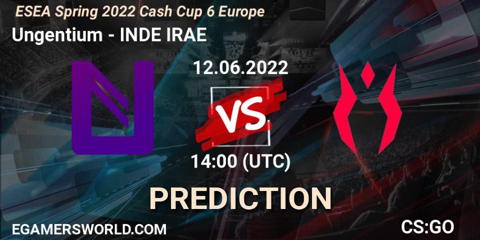 Ungentium - INDE IRAE: прогноз. 12.06.2022 at 14:10, Counter-Strike (CS2), ESEA Cash Cup: Europe - Spring 2022 #6