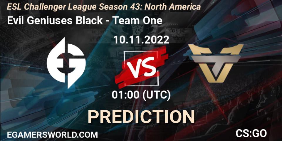 Evil Geniuses Black - Team One: прогноз. 07.12.22, CS2 (CS:GO), ESL Challenger League Season 43: North America