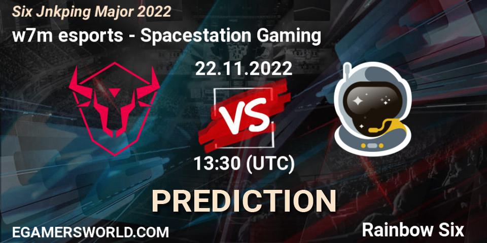 w7m esports - Spacestation Gaming: прогноз. 23.11.2022 at 13:30, Rainbow Six, Six Jönköping Major 2022
