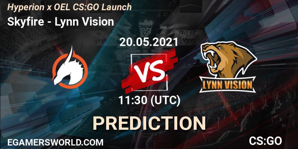 Skyfire - Lynn Vision: прогноз. 20.05.2021 at 11:30, Counter-Strike (CS2), Hyperion x OEL CS:GO Launch