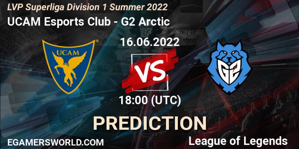 UCAM Esports Club - G2 Arctic: прогноз. 16.06.2022 at 18:00, LoL, LVP Superliga Division 1 Summer 2022
