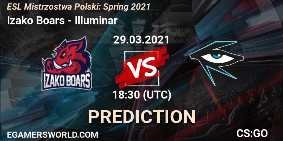 Izako Boars - Illuminar: прогноз. 29.03.2021 at 19:00, Counter-Strike (CS2), ESL Mistrzostwa Polski: Spring 2021