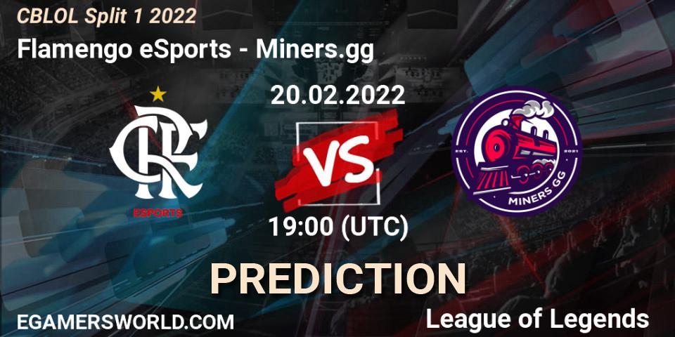 Flamengo eSports - Miners.gg: прогноз. 20.02.2022 at 19:00, LoL, CBLOL Split 1 2022