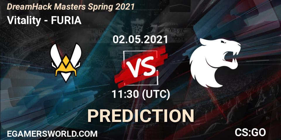 Vitality - FURIA: прогноз. 02.05.21, CS2 (CS:GO), DreamHack Masters Spring 2021