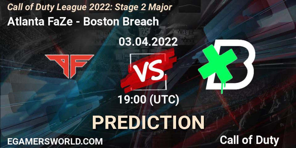 Atlanta FaZe - Boston Breach: прогноз. 03.04.22, Call of Duty, Call of Duty League 2022: Stage 2 Major