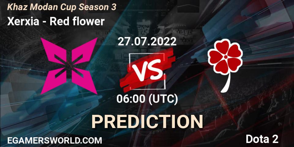 Xerxia - Red flower: прогноз. 27.07.2022 at 06:26, Dota 2, Khaz Modan Cup Season 3