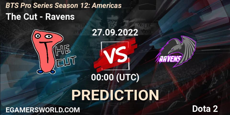 The Cut - Ravens: прогноз. 27.09.2022 at 00:20, Dota 2, BTS Pro Series Season 12: Americas