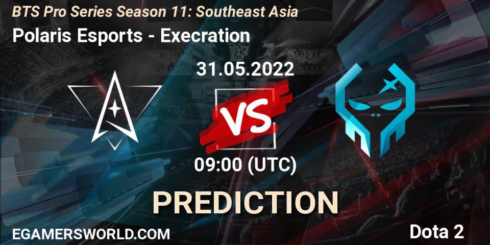 Polaris Esports - Execration: прогноз. 31.05.2022 at 09:00, Dota 2, BTS Pro Series Season 11: Southeast Asia