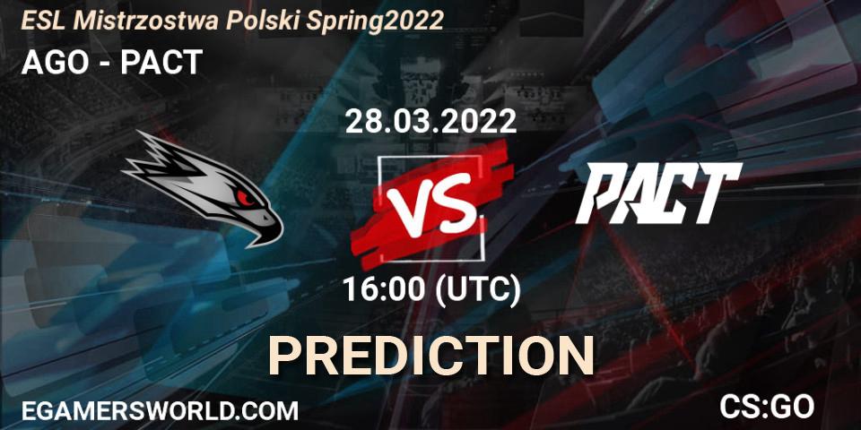 Forsaken - PACT: прогноз. 28.03.2022 at 16:00, Counter-Strike (CS2), ESL Mistrzostwa Polski Spring 2022