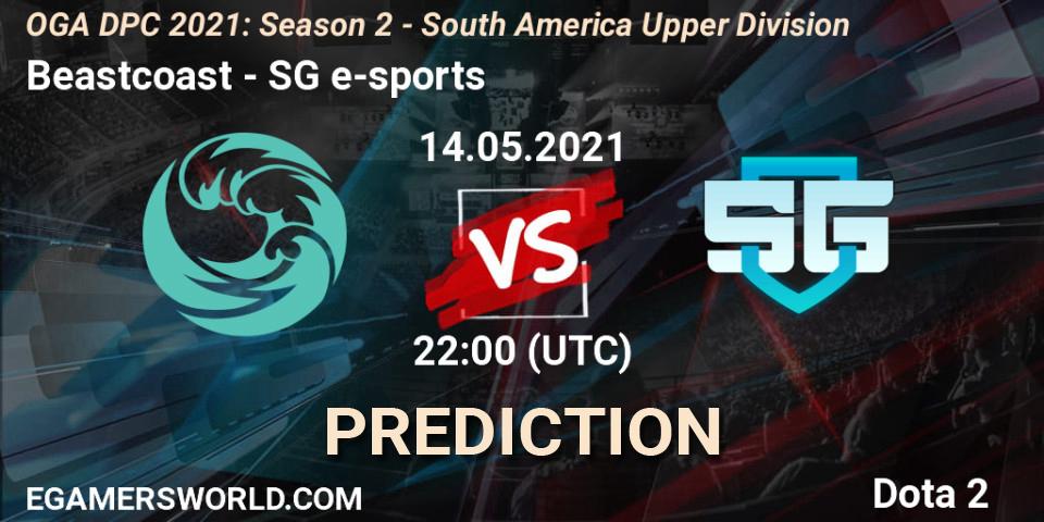 Beastcoast - SG e-sports: прогноз. 14.05.2021 at 22:00, Dota 2, OGA DPC 2021: Season 2 - South America Upper Division