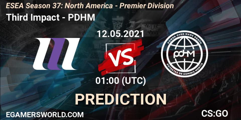 Third Impact - PDHM: прогноз. 12.05.2021 at 01:00, Counter-Strike (CS2), ESEA Season 37: North America - Premier Division
