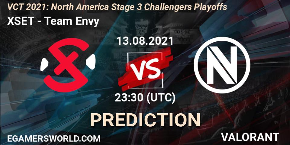 XSET - Team Envy: прогноз. 13.08.2021 at 23:30, VALORANT, VCT 2021: North America Stage 3 Challengers Playoffs