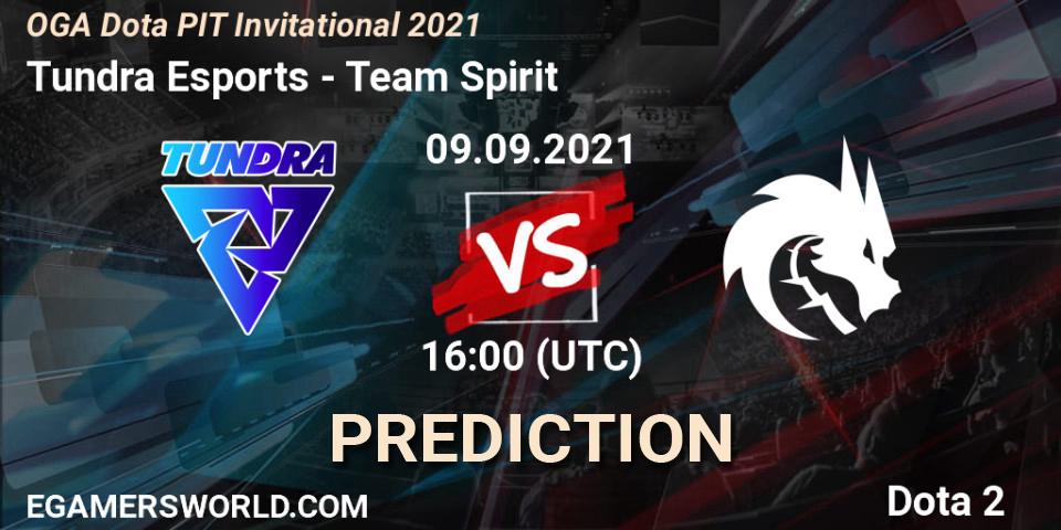 Tundra Esports - Team Spirit: прогноз. 09.09.2021 at 16:00, Dota 2, OGA Dota PIT Invitational 2021