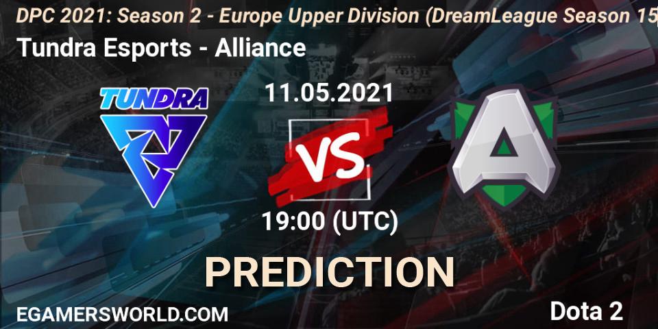 Tundra Esports - Alliance: прогноз. 11.05.2021 at 18:17, Dota 2, DPC 2021: Season 2 - Europe Upper Division (DreamLeague Season 15)