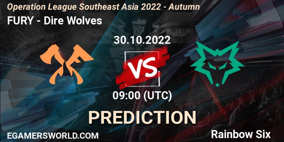 FURY - Dire Wolves: прогноз. 30.10.2022 at 09:00, Rainbow Six, Operation League Southeast Asia 2022 - Autumn