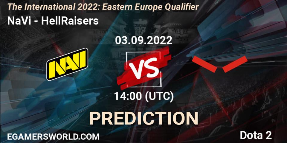 NaVi - HellRaisers: прогноз. 03.09.22, Dota 2, The International 2022: Eastern Europe Qualifier