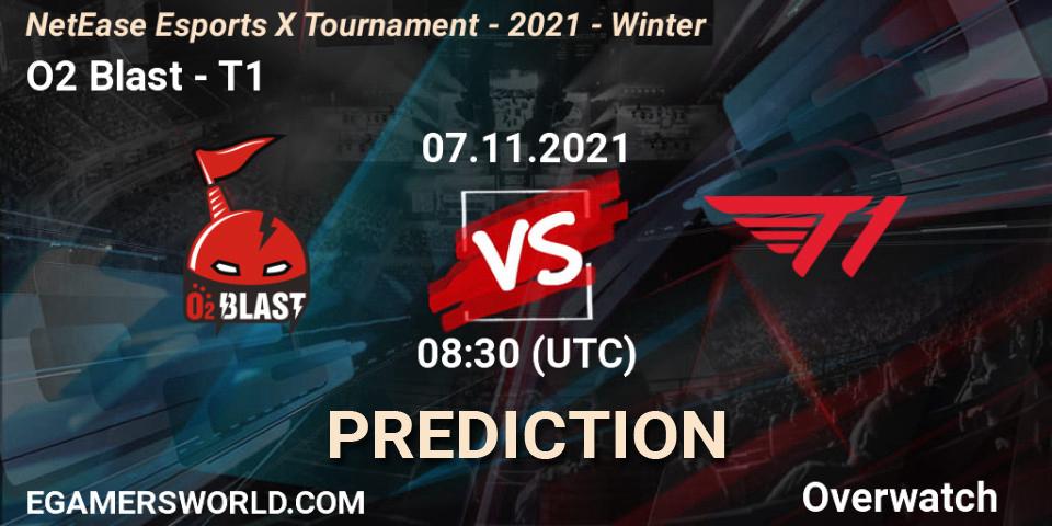 O2 Blast - T1: прогноз. 07.11.2021 at 07:00, Overwatch, NetEase Esports X Tournament - 2021 - Winter