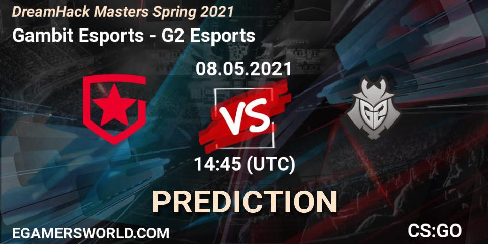 Gambit Esports - G2 Esports: прогноз. 08.05.21, CS2 (CS:GO), DreamHack Masters Spring 2021