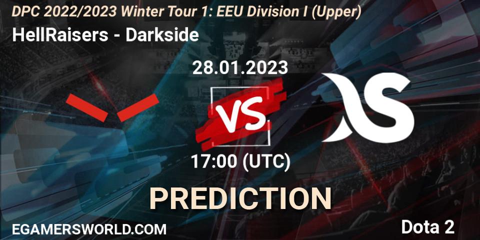 HellRaisers - Darkside: прогноз. 28.01.2023 at 17:31, Dota 2, DPC 2022/2023 Winter Tour 1: EEU Division I (Upper)