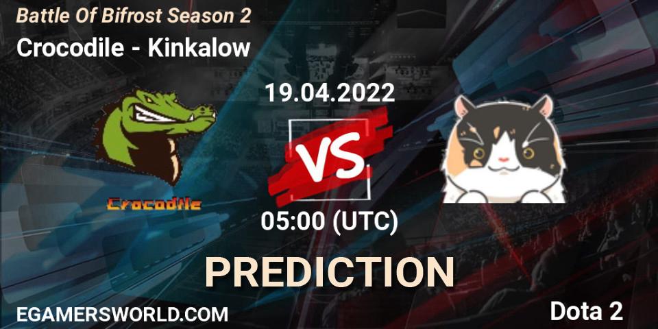 Crocodile - Kinkalow: прогноз. 19.04.2022 at 05:19, Dota 2, Battle Of Bifrost Season 2