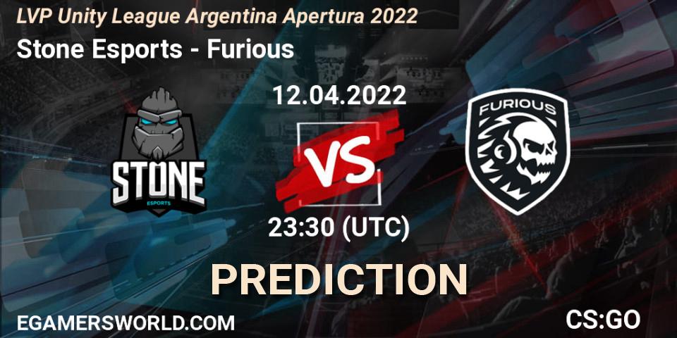 Stone Esports - Furious: прогноз. 12.04.2022 at 23:30, Counter-Strike (CS2), LVP Unity League Argentina Apertura 2022
