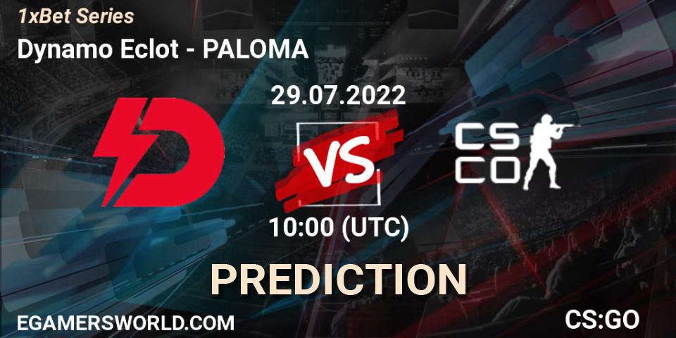Dynamo Eclot - PALOMA: прогноз. 29.07.22, CS2 (CS:GO), 1xBet Series