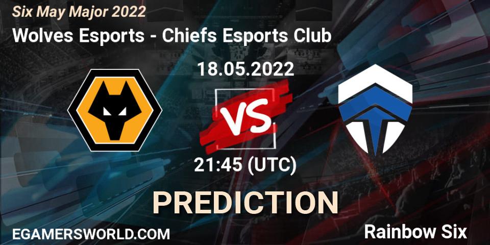 Wolves Esports - Chiefs Esports Club: прогноз. 18.05.2022 at 21:45, Rainbow Six, Six Charlotte Major 2022