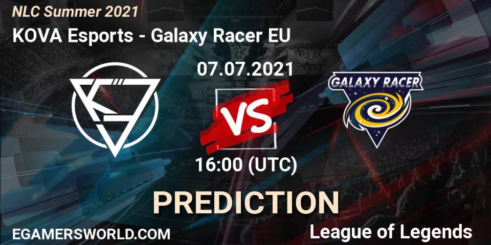 KOVA Esports - Galaxy Racer EU: прогноз. 07.07.2021 at 16:00, LoL, NLC Summer 2021