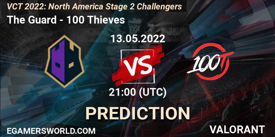 The Guard - 100 Thieves: прогноз. 13.05.2022 at 20:15, VALORANT, VCT 2022: North America Stage 2 Challengers