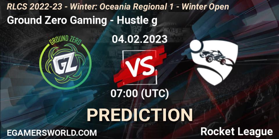 Ground Zero Gaming - Hustle g: прогноз. 04.02.2023 at 08:00, Rocket League, RLCS 2022-23 - Winter: Oceania Regional 1 - Winter Open