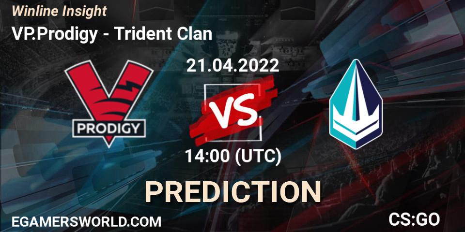 VP.Prodigy - Trident Clan: прогноз. 21.04.2022 at 14:00, Counter-Strike (CS2), Winline Insight