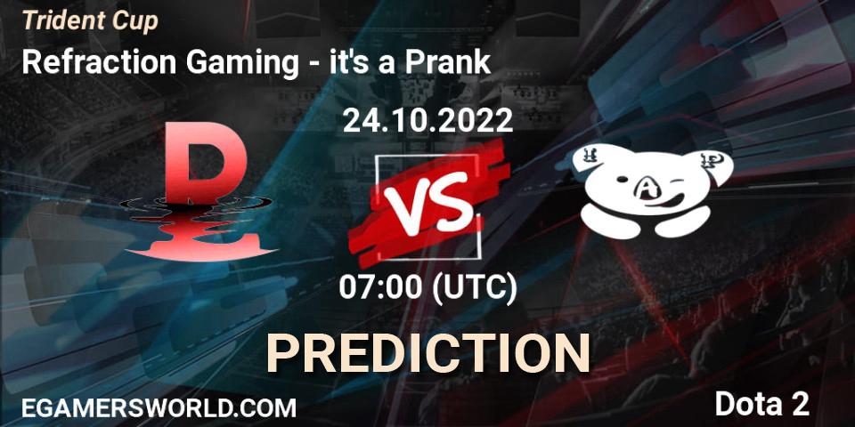 Quantic Gaming - it's a Prank: прогноз. 24.10.2022 at 07:17, Dota 2, Trident Cup