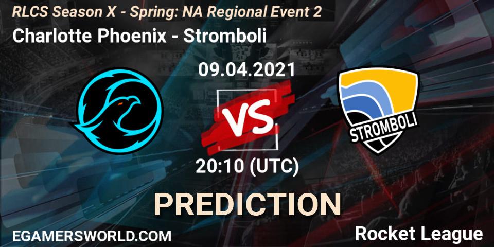 Charlotte Phoenix - Stromboli: прогноз. 09.04.2021 at 20:10, Rocket League, RLCS Season X - Spring: NA Regional Event 2