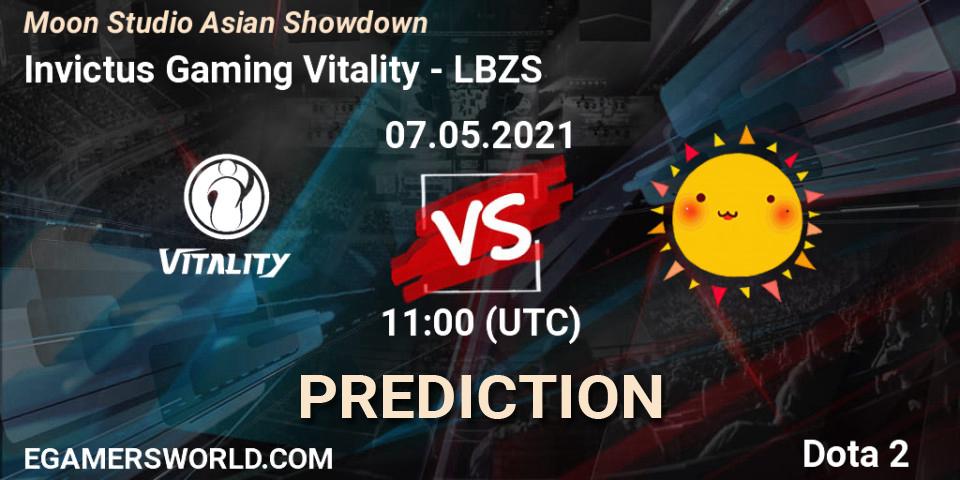 Invictus Gaming Vitality - LBZS: прогноз. 07.05.2021 at 11:39, Dota 2, Moon Studio Asian Showdown