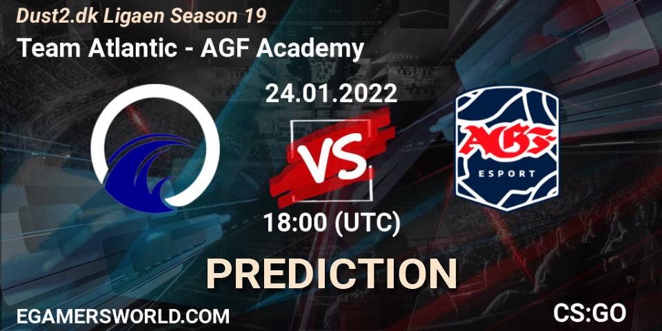 Team Atlantic - AGF Academy: прогноз. 25.01.2022 at 19:00, Counter-Strike (CS2), Dust2.dk Ligaen Season 19