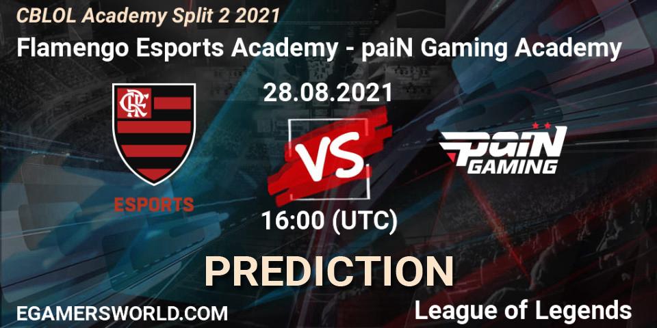 Flamengo Esports Academy - paiN Gaming Academy: прогноз. 28.08.2021 at 16:00, LoL, CBLOL Academy Split 2 2021