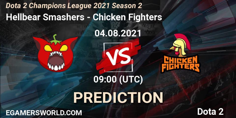 Hellbear Smashers - Chicken Fighters: прогноз. 04.08.2021 at 09:02, Dota 2, Dota 2 Champions League 2021 Season 2