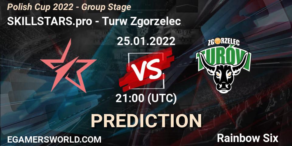 SKILLSTARS.pro - Turów Zgorzelec: прогноз. 25.01.2022 at 21:00, Rainbow Six, Polish Cup 2022 - Group Stage