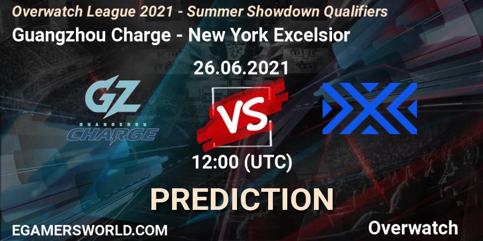 Guangzhou Charge - New York Excelsior: прогноз. 26.06.2021 at 12:00, Overwatch, Overwatch League 2021 - Summer Showdown Qualifiers