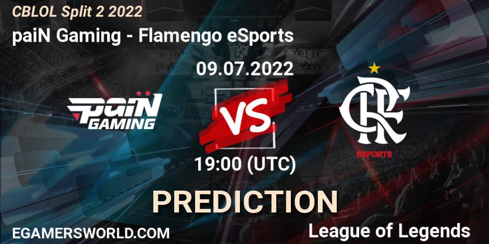 paiN Gaming - Flamengo eSports: прогноз. 09.07.2022 at 19:15, LoL, CBLOL Split 2 2022
