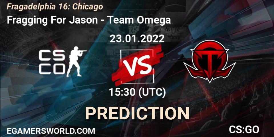 Fragging For Jason - Omega: прогноз. 23.01.2022 at 15:30, Counter-Strike (CS2), Fragadelphia 16: Chicago