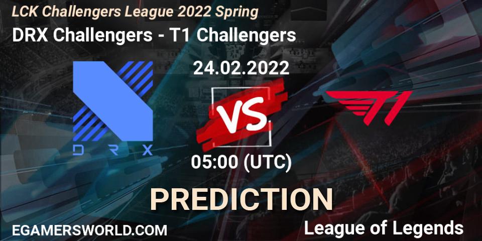 DRX Challengers - T1 Challengers: прогноз. 24.02.2022 at 05:00, LoL, LCK Challengers League 2022 Spring
