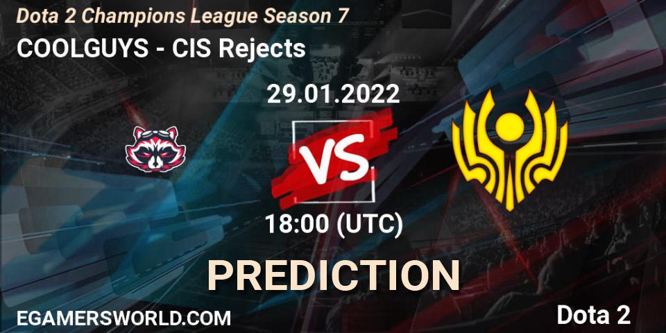 NO SORRY - CIS Rejects: прогноз. 29.01.2022 at 18:06, Dota 2, Dota 2 Champions League 2022 Season 7