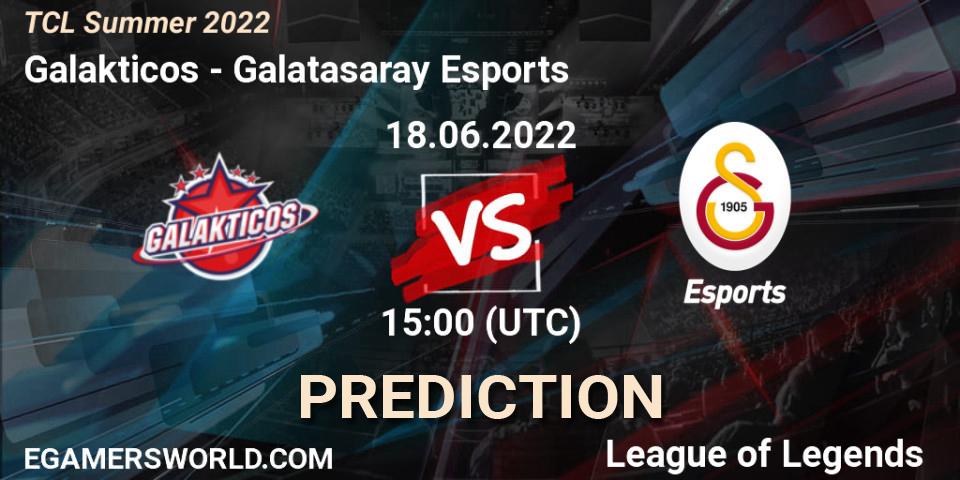 Galakticos - Galatasaray Esports: прогноз. 18.06.2022 at 15:30, LoL, TCL Summer 2022