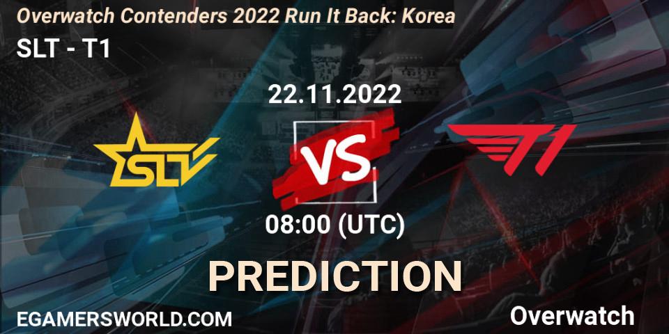 SLT - T1: прогноз. 22.11.22, Overwatch, Overwatch Contenders 2022 Run It Back: Korea