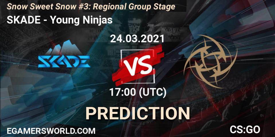 SKADE - Young Ninjas: прогноз. 24.03.2021 at 17:20, Counter-Strike (CS2), Snow Sweet Snow #3: Regional Group Stage