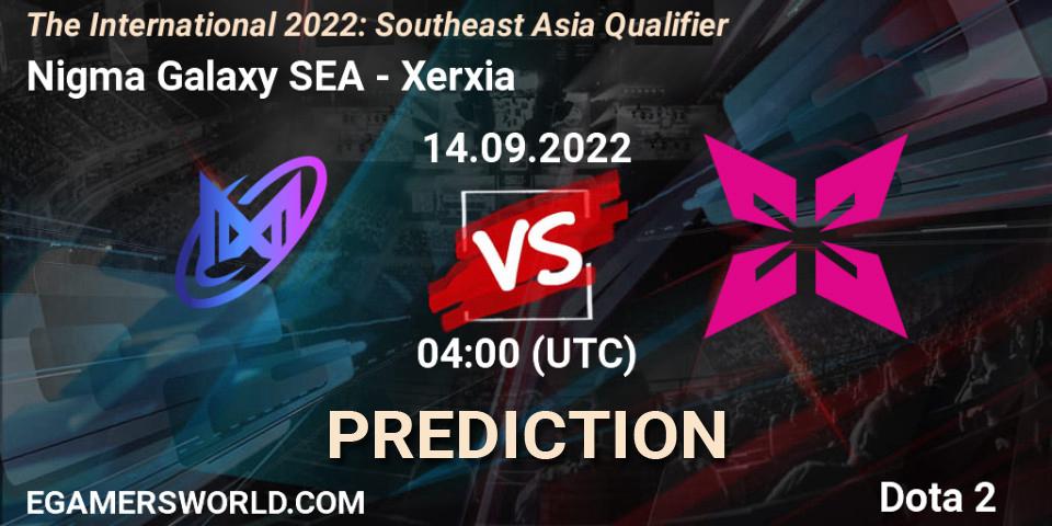 Nigma Galaxy SEA - Xerxia: прогноз. 14.09.2022 at 04:35, Dota 2, The International 2022: Southeast Asia Qualifier